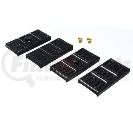 Energy Suspension 36113G Universal Leaf Spring Pad; Black; Rear; Performance Polyurethane;