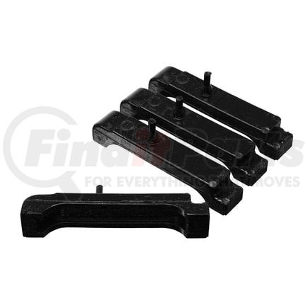 Energy Suspension 36118G Radiator Isolator Pad Set; Black; Big Block 4 Row;