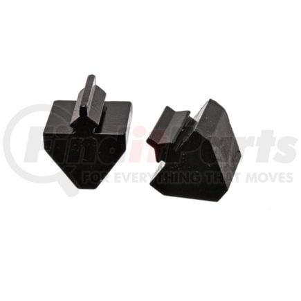 Energy Suspension 39103G Control Arm Bump Stop Set; Black; Front; Pull Thru Style; H-1 5/8 in.; L-1 13/16 in.; W-1 15/16 in.; Incl. 2 Per Set; Performance Polyurethane;
