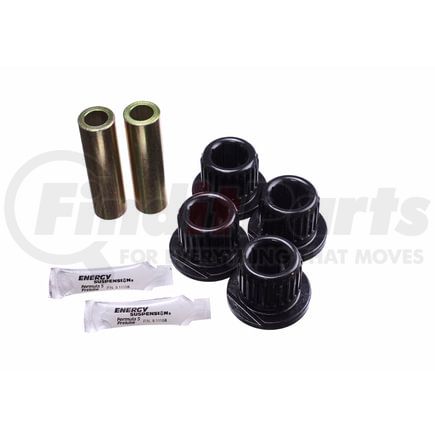 Energy Suspension 4-2153G Shackle Bushing Set; Black; Performance Polyurethane;