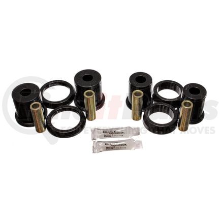 Energy Suspension 43129G Control Arm Bushing Set; Black; Rear Upper; Performance Polyurethane;