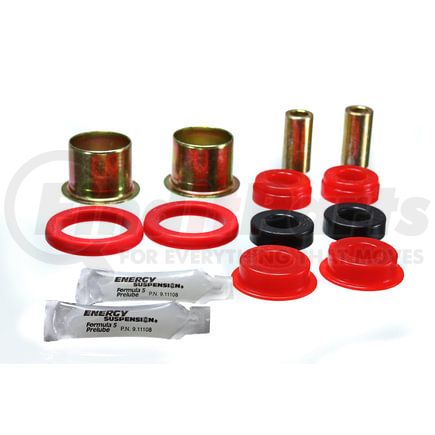 Energy Suspension 43133R Axle Pivot Bushing Set; Red; Rear; Performance Polyurethane;