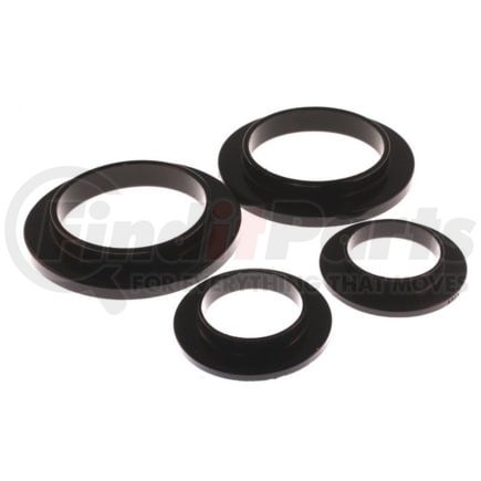 Energy Suspension 46101G Coil Spring Isolator Set; Black; 2 Large/Small Isolators; Performance Polyurethane;