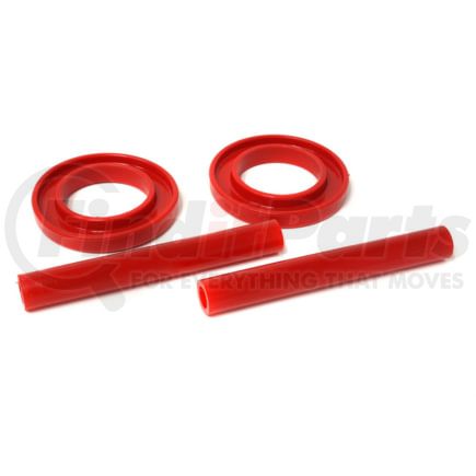 Energy Suspension 46102R Coil Spring Isolator Set; Red; Performance Polyurethane;