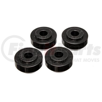 Energy Suspension 47113G Strut Rod Bushing Set; Black; Front; Performance Polyurethane;