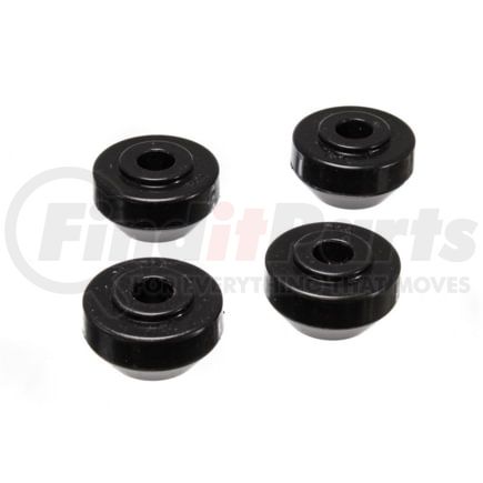Energy Suspension 47117G Strut Rod Bushing Set; Black; Front; Performance Polyurethane;