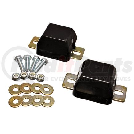 Energy Suspension 49103G Bump Stop Set; Black; Front; Performance Polyurethane;