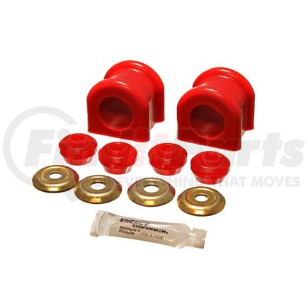 Energy Suspension 55174R Sway Bar Bushing Set; Red; Front; Bar Dia. 32mm; Performance Polyurethane; Includes Sway Bar End Link Bushings;