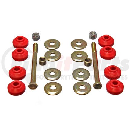 Energy Suspension 5-8107R End Link Bushing Set; Red; Front; Performance Polyurethane;