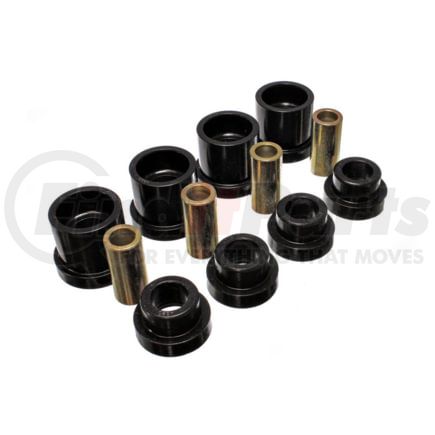 Energy Suspension 71117G Sub-Frame Bushing Set; Black; Rear; Must Reuse Existing Outer Metal Shell And All Metal Parts; Performance Polyurethane;