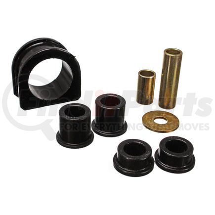 Energy Suspension 810104G Rack And Pinion Bushing Set; Black; Front; Performance Polyurethane;