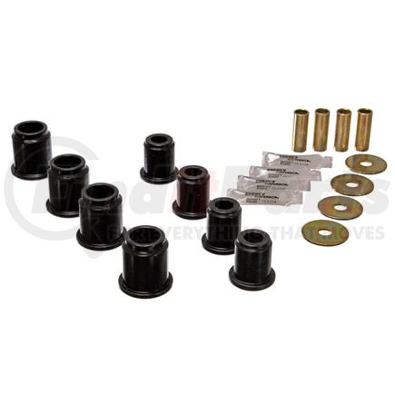 Energy Suspension 83115G Control Arm Bushing Set; Black; Front; Performance Polyurethane;