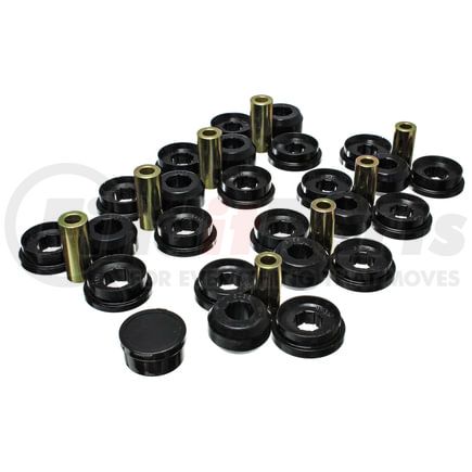 Energy Suspension 8-3129G Control Arm Bushing Set; Black; Rear; Performance Polyurethane;