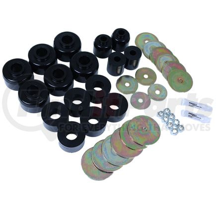 Energy Suspension 84114G Body Mount Set; Black;