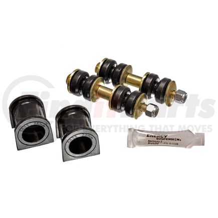 Energy Suspension 8.5130G Sway Bar Bushing Set; Black; Front; Bar Dia. 25mm; Performance Polyurethane;