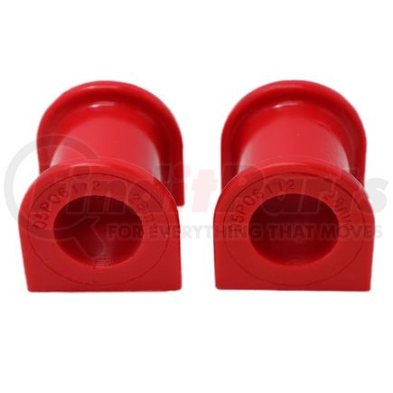 Energy Suspension 85152R Sway Bar Bushing Set; Front; Red;
