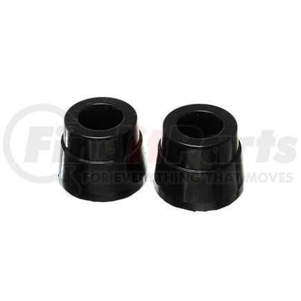 Energy Suspension 8-9101G Bump Stop Set; Black; Front;