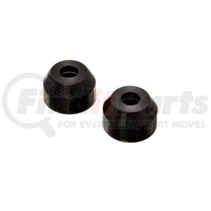 Energy Suspension 913101G Tie Rod Dust Boot; Black; Round Style; Largest Dia. Taper 0.59 in./15mm; Socket Top Dia. 1 3/8 in./35mm; 2 Pack;
