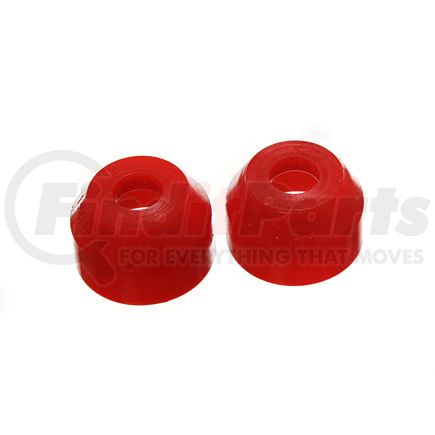 Energy Suspension 913101R Tie Rod Dust Boot; Red; Round Style; Largest Dia. Taper 0.59 in./15mm; Socket Top Dia. 1 3/8 in./35mm; 2 Pack;