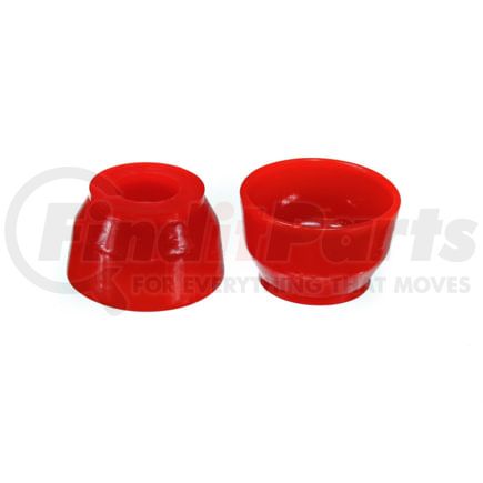 Energy Suspension 913130R Ball Joint Dust Boot Set; Red; Front; Performance Polyurethane; Incl. 2 Upper/Lower Ball Joint Boots;