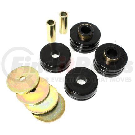 Energy Suspension 94102G Universal Mounts/Isolators; Black; Soft Bushing; Incl. 2 Complete Mounts/4 Washers/2 Sleeves/4 Bushings; Sold Individually; Performance Polyurethane;