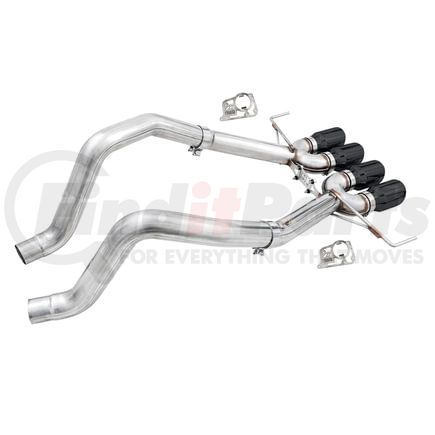 AWE 3020-43081 AWE Track Edition Axleback Exhaust for C7 Corvette Stingray / Z51 / Grand Sport / Z06 / ZR1 -- Diamond Black Tips (please note: some Corvettes require AFM valve simulators)