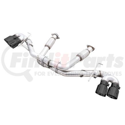 AWE 3020-43086 AWE Track Edition Exhaust for C8 Corvette -- Diamond Black Tips