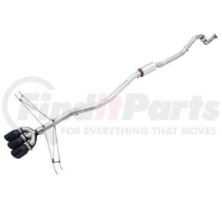 AWE 3020-53010 AWE Track Edition Exhaust for 10th Gen Civic Si Coupe / Sedan (includes Front Pipe) - Triple Diamond Black Tips