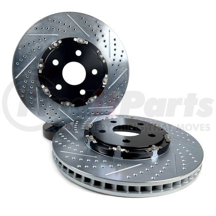 Baer 2301070 Baer Brakes EradiSpeed+ Front 2-piece Performance Brake Rotors, SDZ