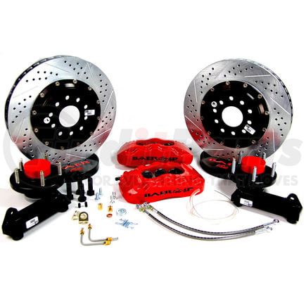 Baer 4301337R Baer Brakes 14" Pro+ Front Brake Kit, Red, SDZ, Std. Studs