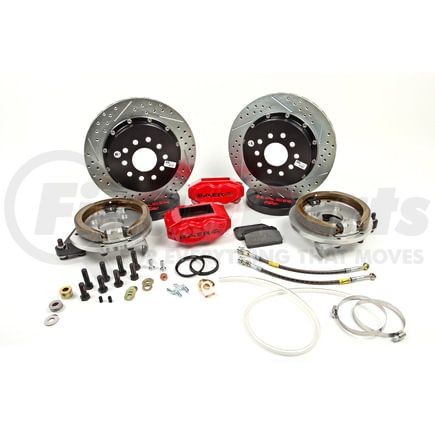 Baer 4302309R Baer Brakes 13" SS4+ Rear Brake Kit, Red, SDZ