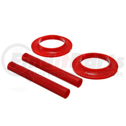 Energy Suspension 9.6102R Coil Spring Isolator Set; Red; Performance Polyurethane;