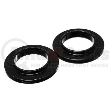 Energy Suspension 9.6104G Coil Spring Isolator Set; Black; ID 2.75 in.; OD 4 9/16 in.; H-0.75 in.; Performance Polyurethane;