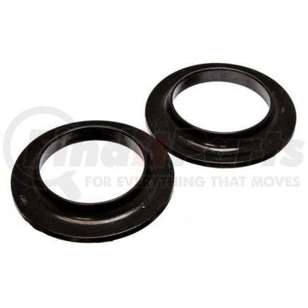 Energy Suspension 96108G Coil Spring Isolator Set; Black; ID 3.75 in.; OD 5 13/16 in.; H-7/8 in.; Performance Polyurethane;