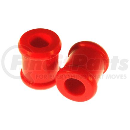 Energy Suspension 9.8141R Universal Shock Eyes; Red; Front And Rear; Standard Straight Eye Style; ID 5/8; L-1.25 in.; w/2 Bushings; Performance Polyurethane;