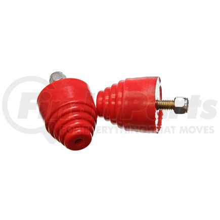 Energy Suspension 99101R Universal Bump Stop Set; Red; All Purpose; H-2 1/8 in.; Dia. 2 in.; Incl. 2 Per Set; Performance Polyurethane;