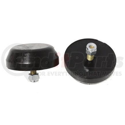 Energy Suspension 99117G Universal Bump Stop Set; Black; Flat Head Style; H-1 in.; Dia. 2 15/16 in.; Incl. 2 Per Set; Performance Polyurethane;
