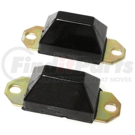 Energy Suspension 99137G Bump Stop Set; Black; 2 Bolt Style; H-1 7/8 in.; L-5 in.; W-1.75 in.; w/o Hardware; Incl. 2 Per Set; Performance Polyurethane;