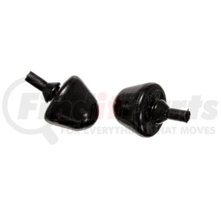 Energy Suspension 99151G Universal Bump Stop Set; Black; Round; Pull Thru Style; H-1.25 in.; L-1.5 in.; W-1 9/16 in.; Incl. 2 Per Set; Performance Polyurethane;
