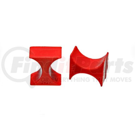 Energy Suspension 9.9161R Shock Reservoir Isolator; Red; OD 2 in.; Performance Polyurethane;