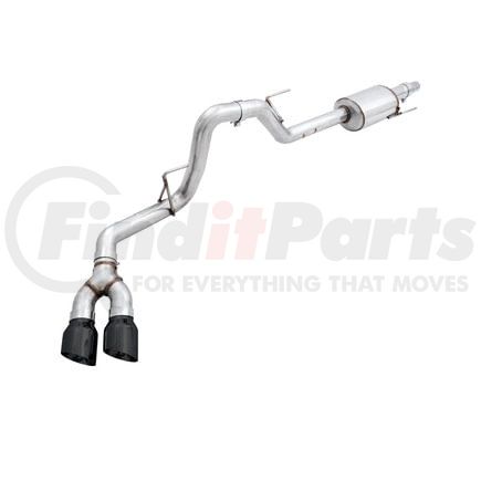AWE 3015-23058 AWE 0FG Single Exit Exhaust for 15+ F-150 - 4.5 Diamond Black Tips"
