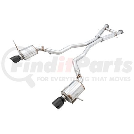 AWE 3015-33121 AWE Touring Edition Exhaust for Jeep Grand Cherokee SRT - Diamond Black Tips