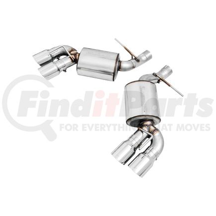 AWE 3015-42093 AWE Touring Edition Axle-back Exhaust for Gen6 Camaro SS / ZL1 - Chrome Silver Tips (Quad Outlet)
