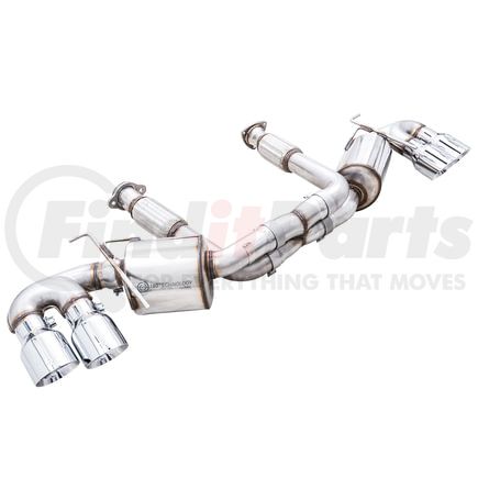 AWE 3015-42151 AWE Touring Edition Exhaust for C8 Corvette -- Chrome Silver Tips