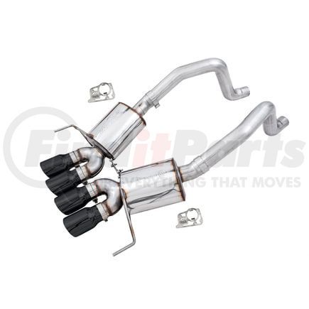 AWE 3015-43143 AWE Touring Edition Axleback Exhaust for C7 Corvette Stingray / Z51 / Grand Sport / Z06 / ZR1 -- Diamond Black Tips (please note: some Corvettes require AFM valve simulators)