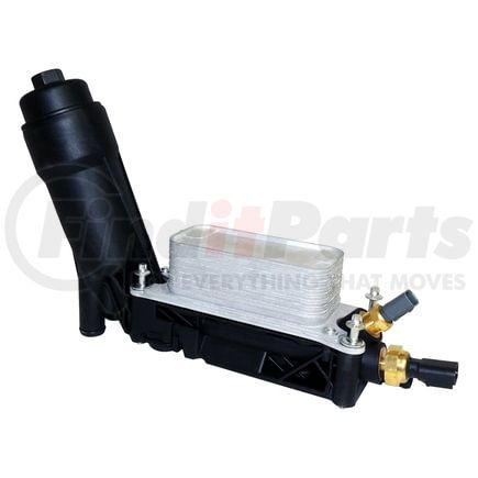 Crown 5184294AE Oil Filter; w/ Cooler Assembly; Incl. Oil Pressure Sensor/Oil Temperature Sensor; Black; Aluminum/Plastic;