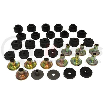 Crown 52002723K Body Mounting Kit; Incl. Mount Bushings/Retainers/Washer/Bushings; w/Steel Body;