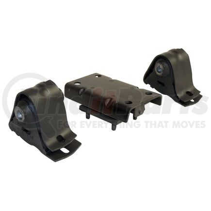 Crown 52019278K Engine Mount Kit; Incl. 2 Engine Mounts And 1 Transmission Mount;