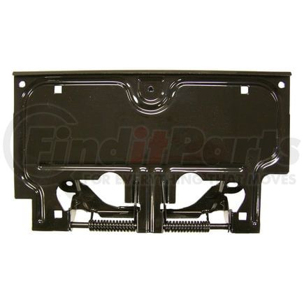 Crown 55007403 License Plate Bracket; Rear; Black; Incl. Springs And Pin;