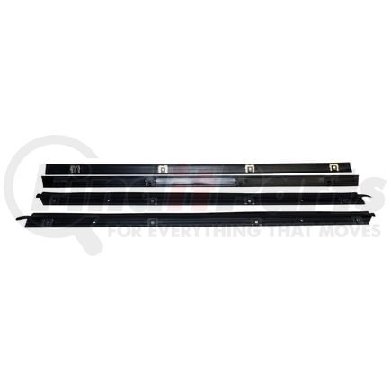 Crown 55024255MK Door Glass Weatherstrip Master Kit; Black;